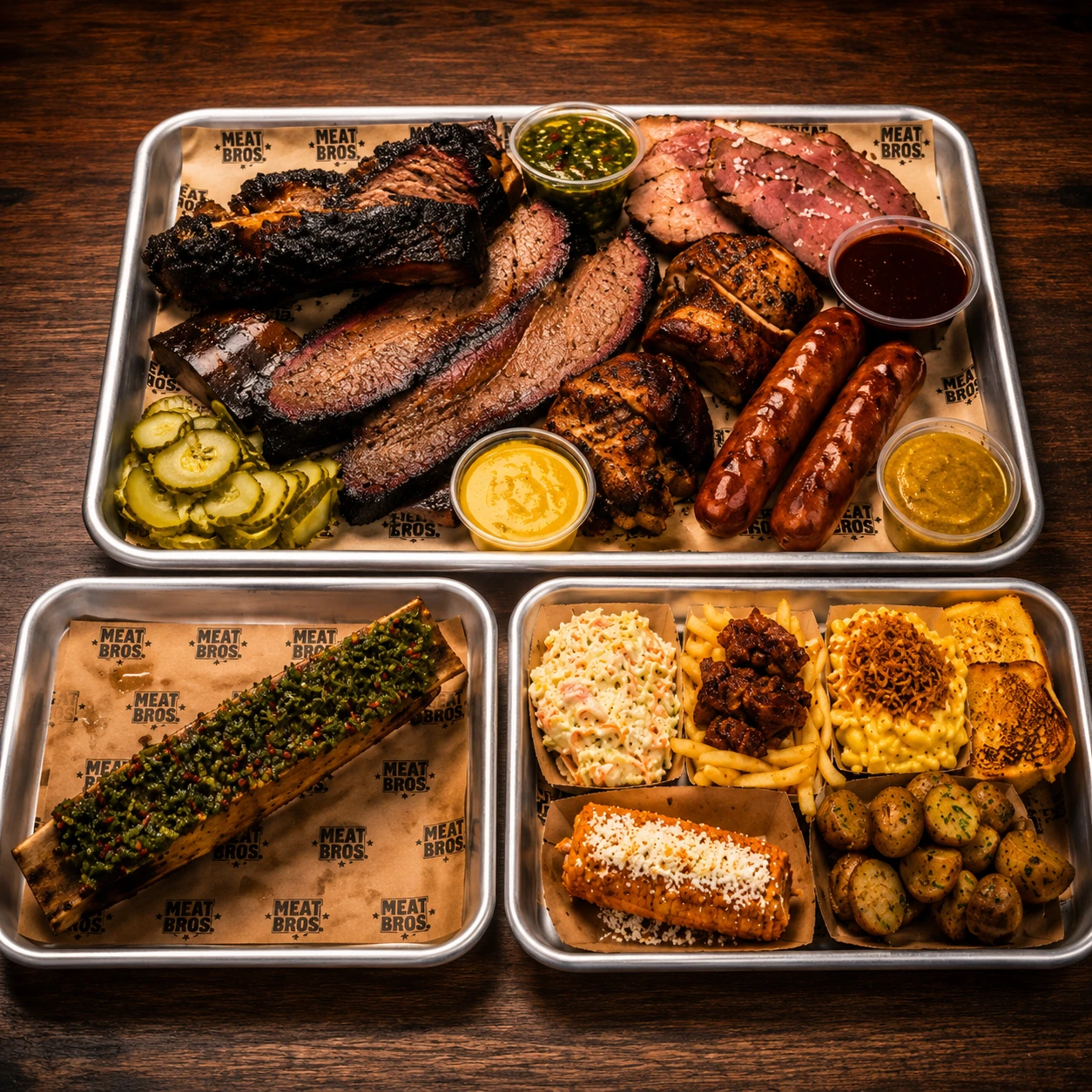 A Meat Bros feast ready to share